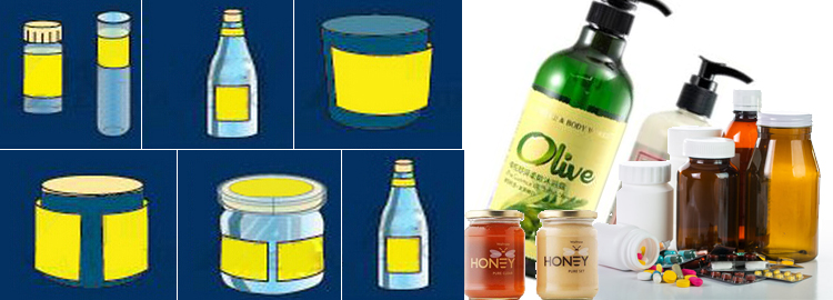 T Vertical Type Automatic Round Container Labelling Machine