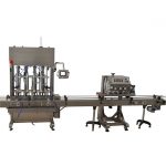 Peristaltisk innpaknings- og tetningsmaskin for innpakning og forsegling av hetteglasset